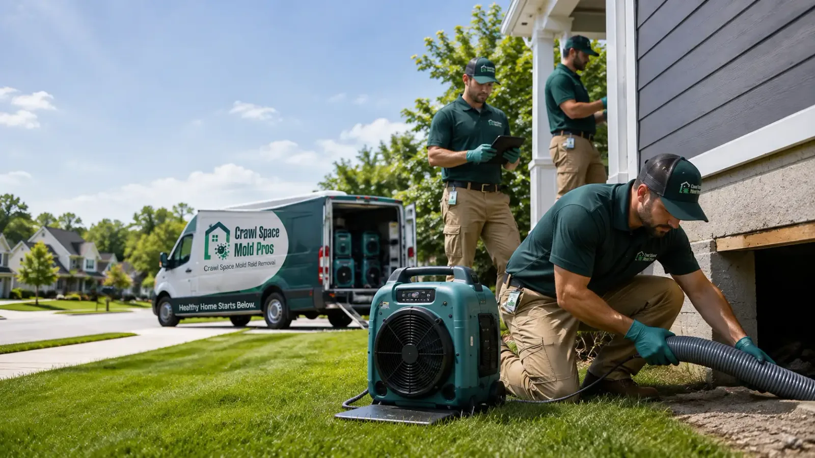 Crawl Space Mold Removal in Ashland, WI